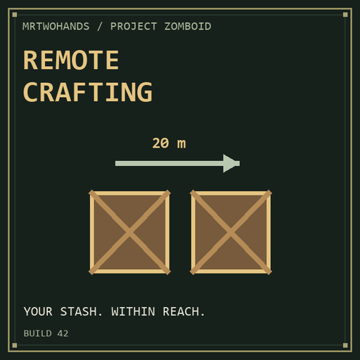Remote Crafting, Building and Cooking MP [B42.20.4]