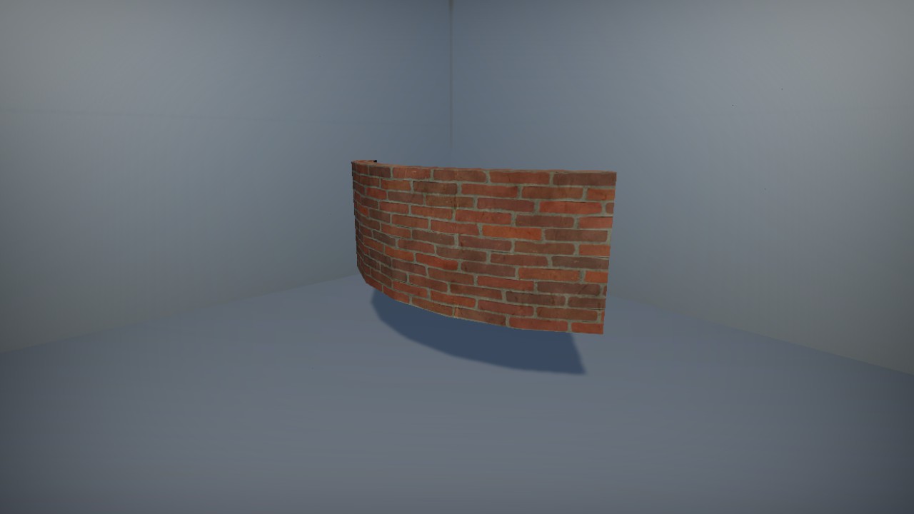 Brick Factory - 2m Curved Wall