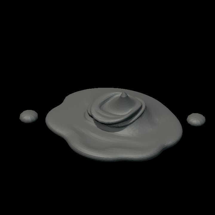 Colourable ooze or slime puddle