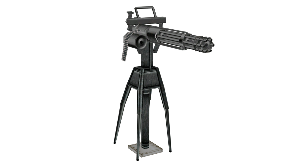 GTA Minigun Turret Prop