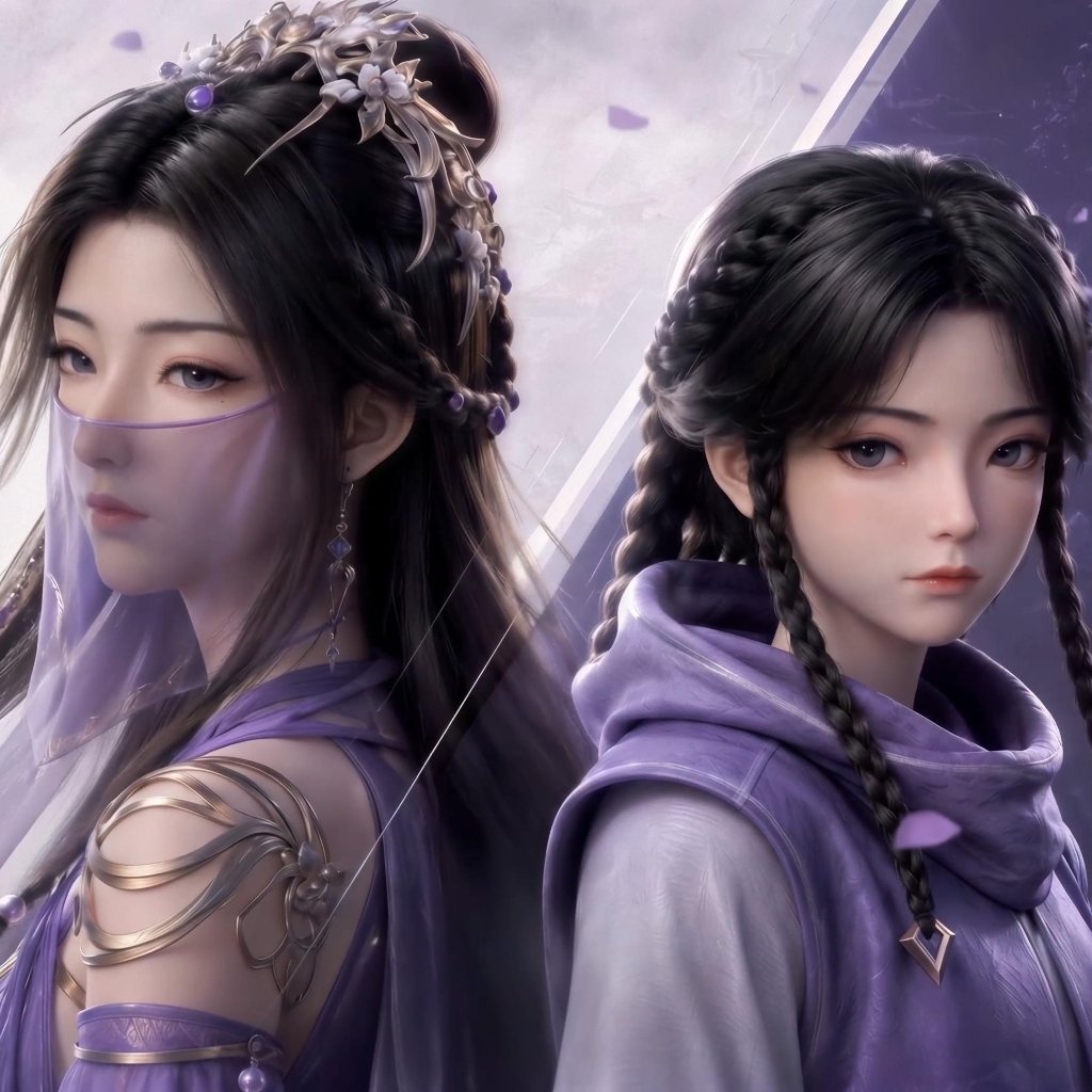 大小紫灵动态循环壁纸-凡人修仙传-落雨无声 preview