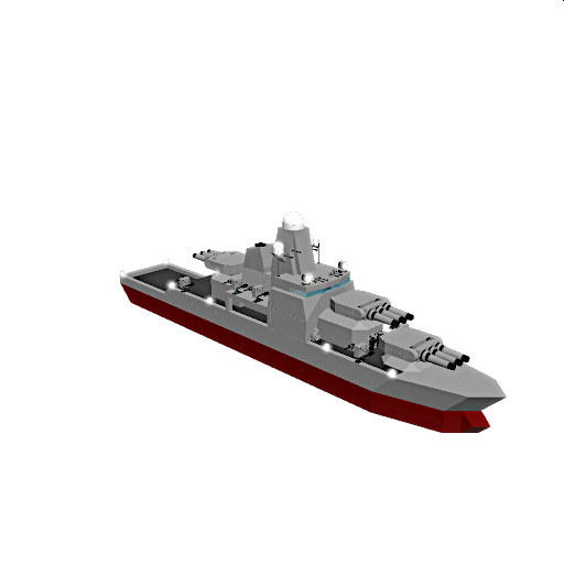 Modern-Styled Battleship (677 Complexity)