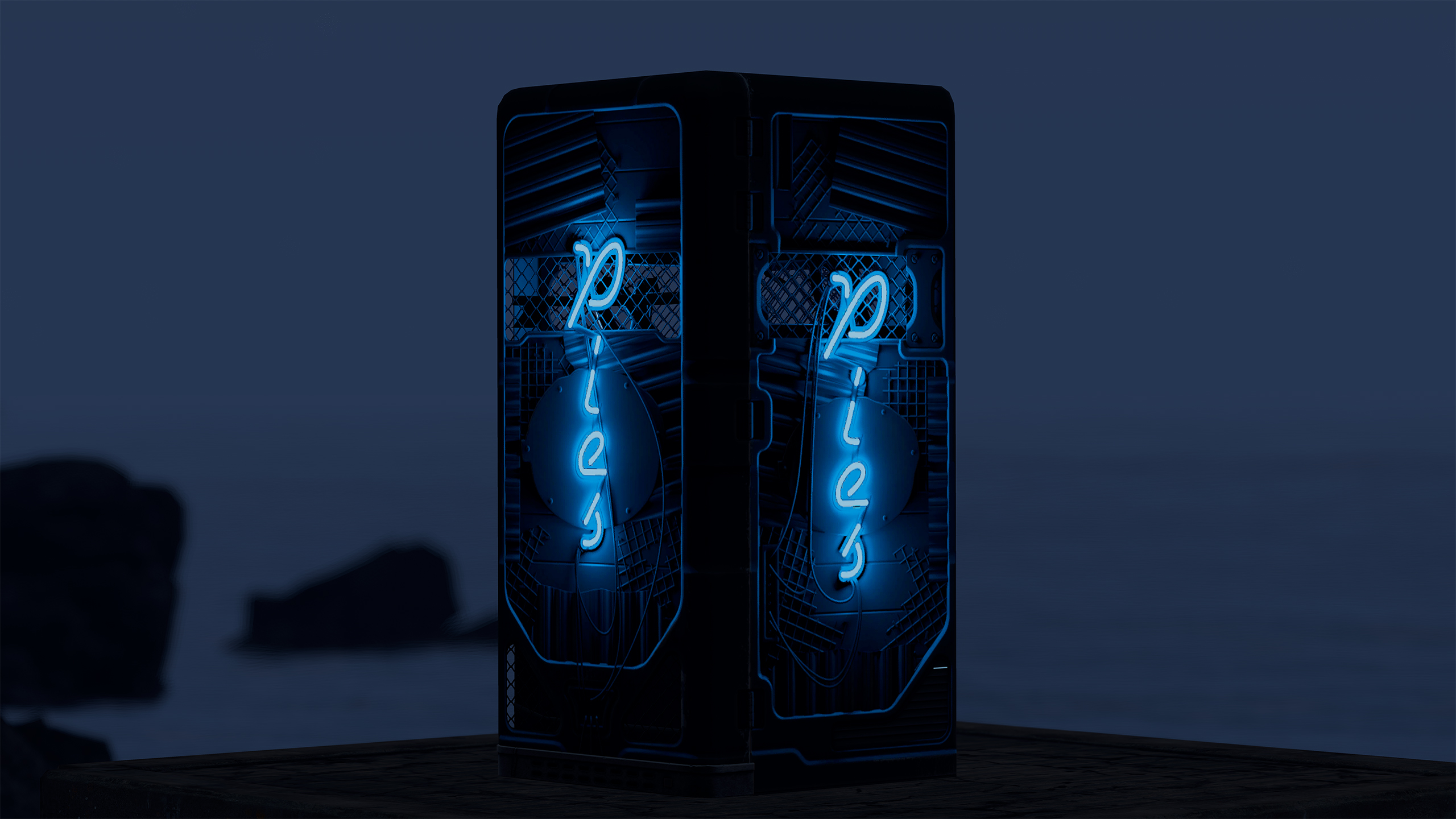 Neon Pies Fridge thumbnail 4