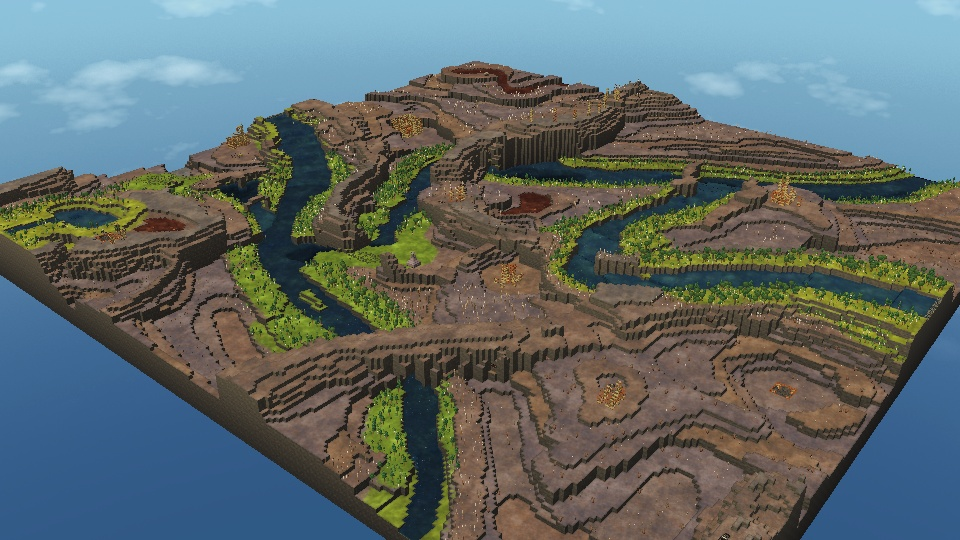 Mountains and Rivers, First draft preview