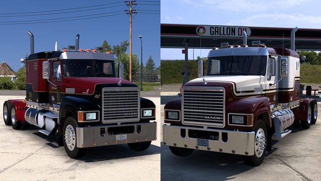 Old School Skin Pack for the Mack CHU 613. All Cabs