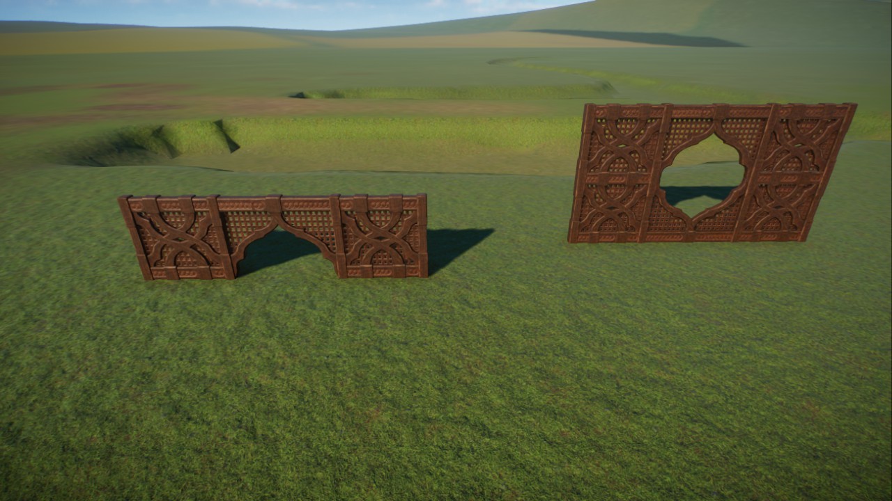 Zaun- und Trenn-Element/ Fence- and separating element
