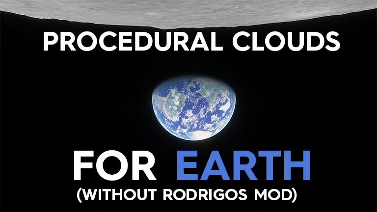 Procedural clouds for Earth (without Rodrigo's Mod)