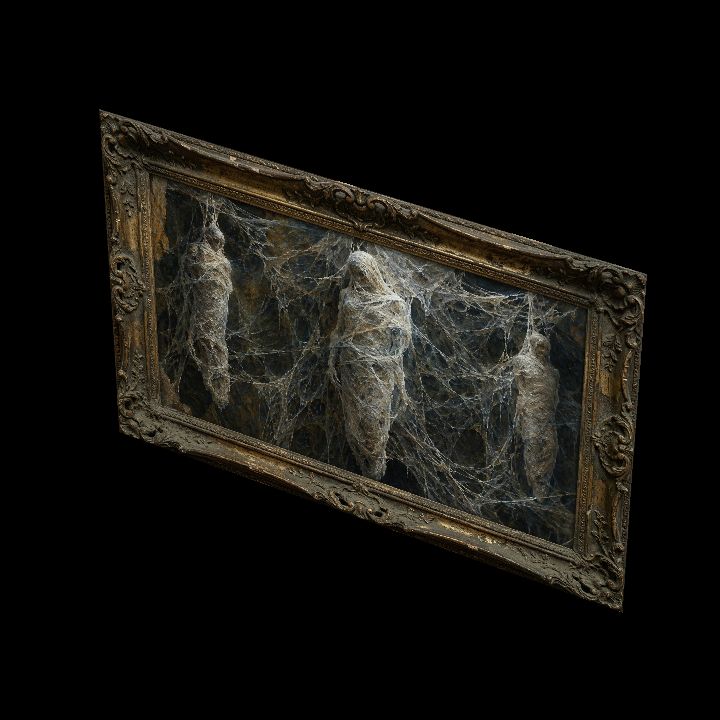Painting, The Spider's Larder {2D}