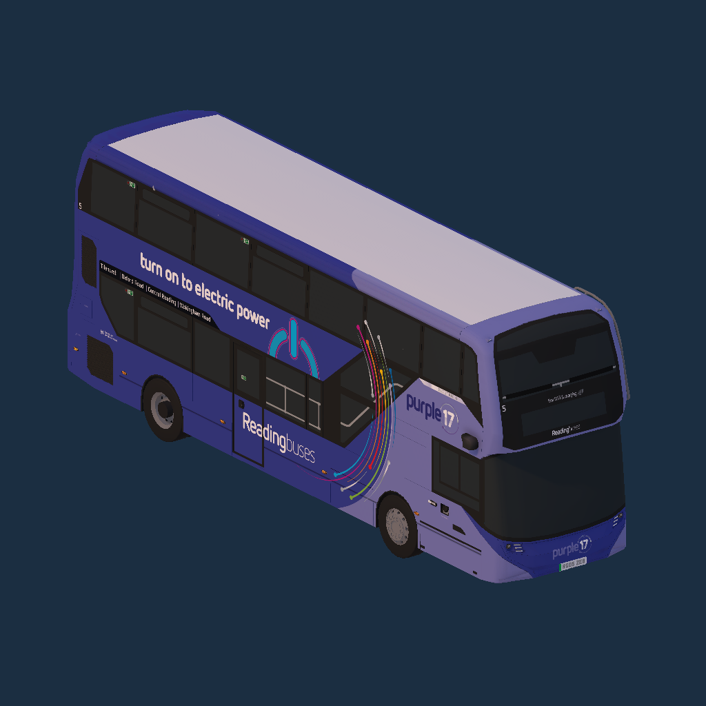Reading Buses 5 RG05 ZEB Purple 17 Livery