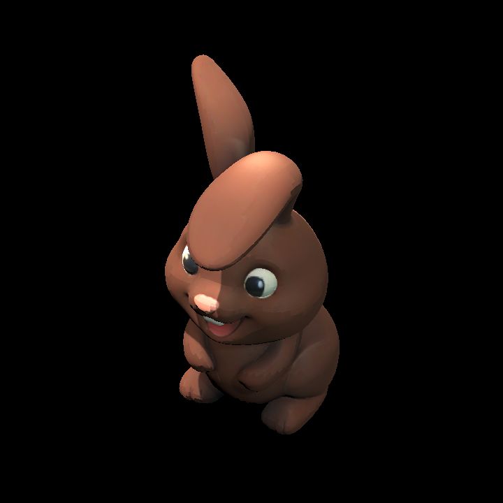 Hollow Chocolate Bunny happy