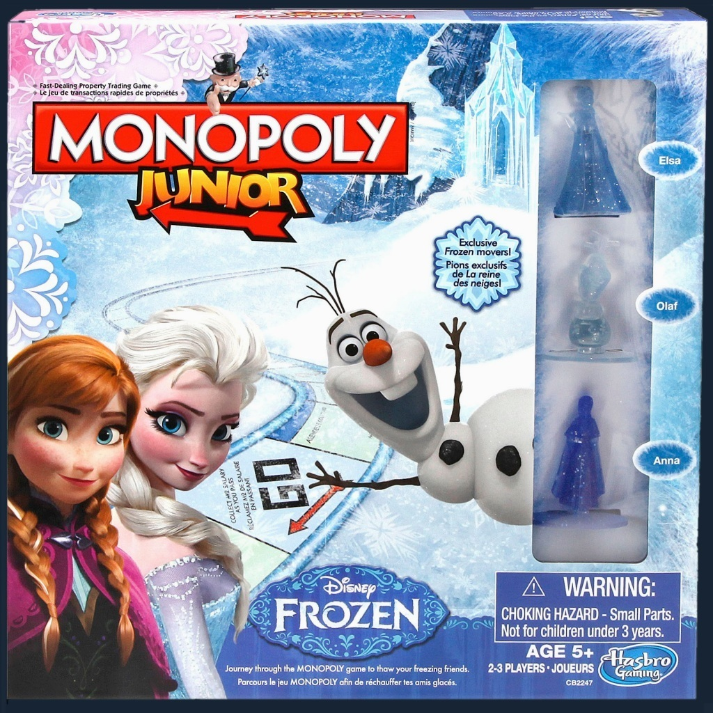 Monopoly Frozen - Junior Edition - Reine des Neiges (English & French)