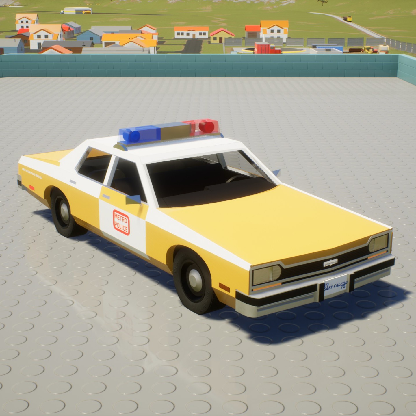 1975-1977 Grey Falcon Sweeper Police Package