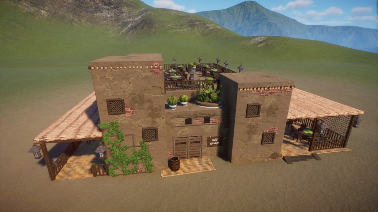 desert house 5 Restaurant, Wüstenhaus 5 Restaurant