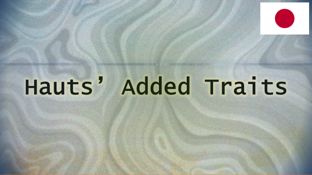 Hauts' Added Traits 日本語化
