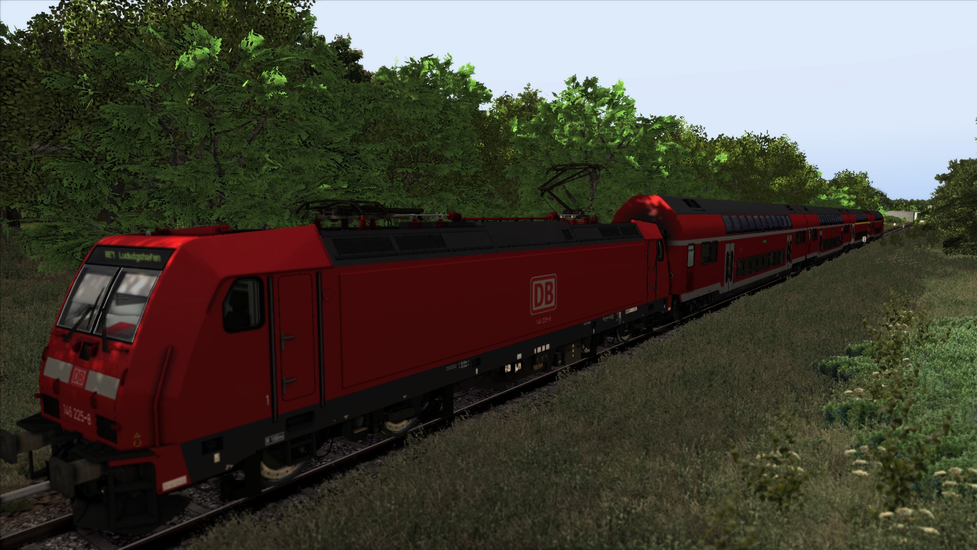 146 225-8 4 car commuter S Berlin Teltow Stadt to B Waidmannslust
