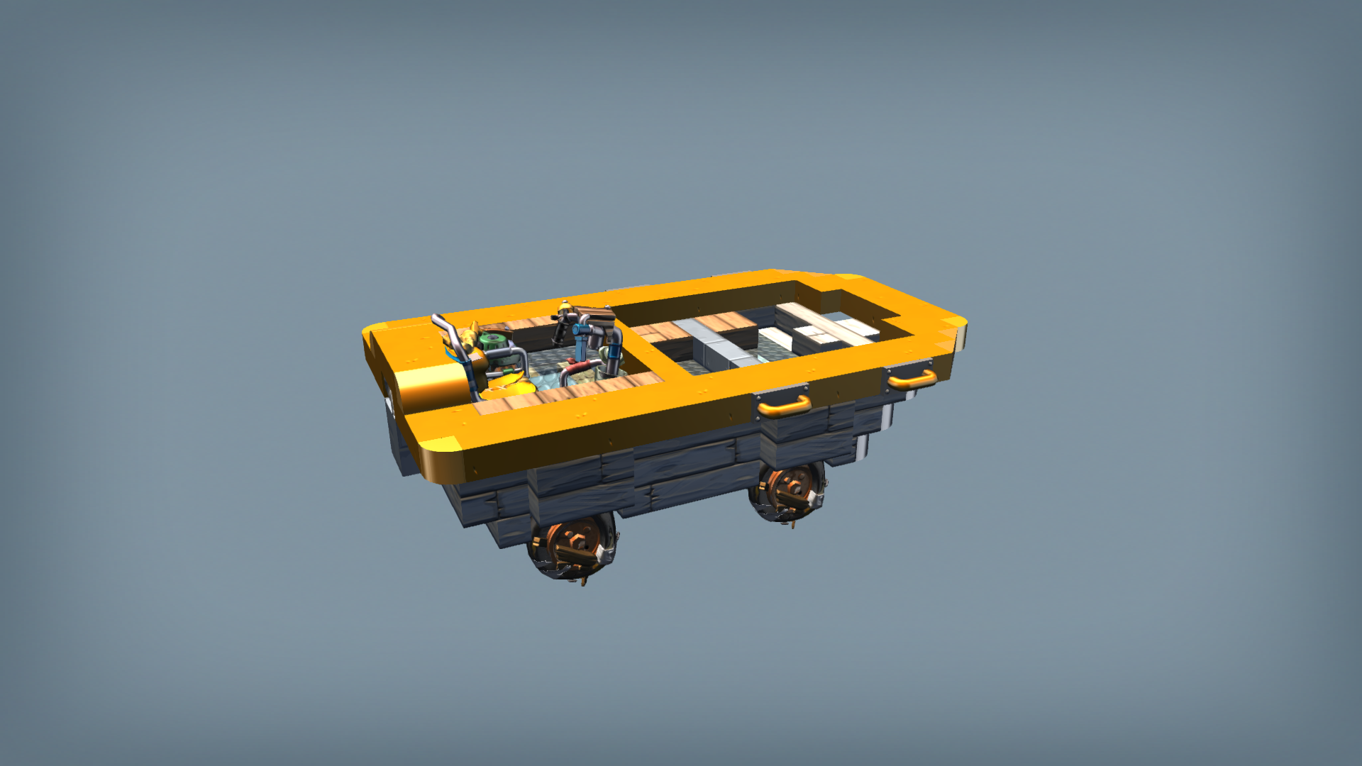 survival scrap boat