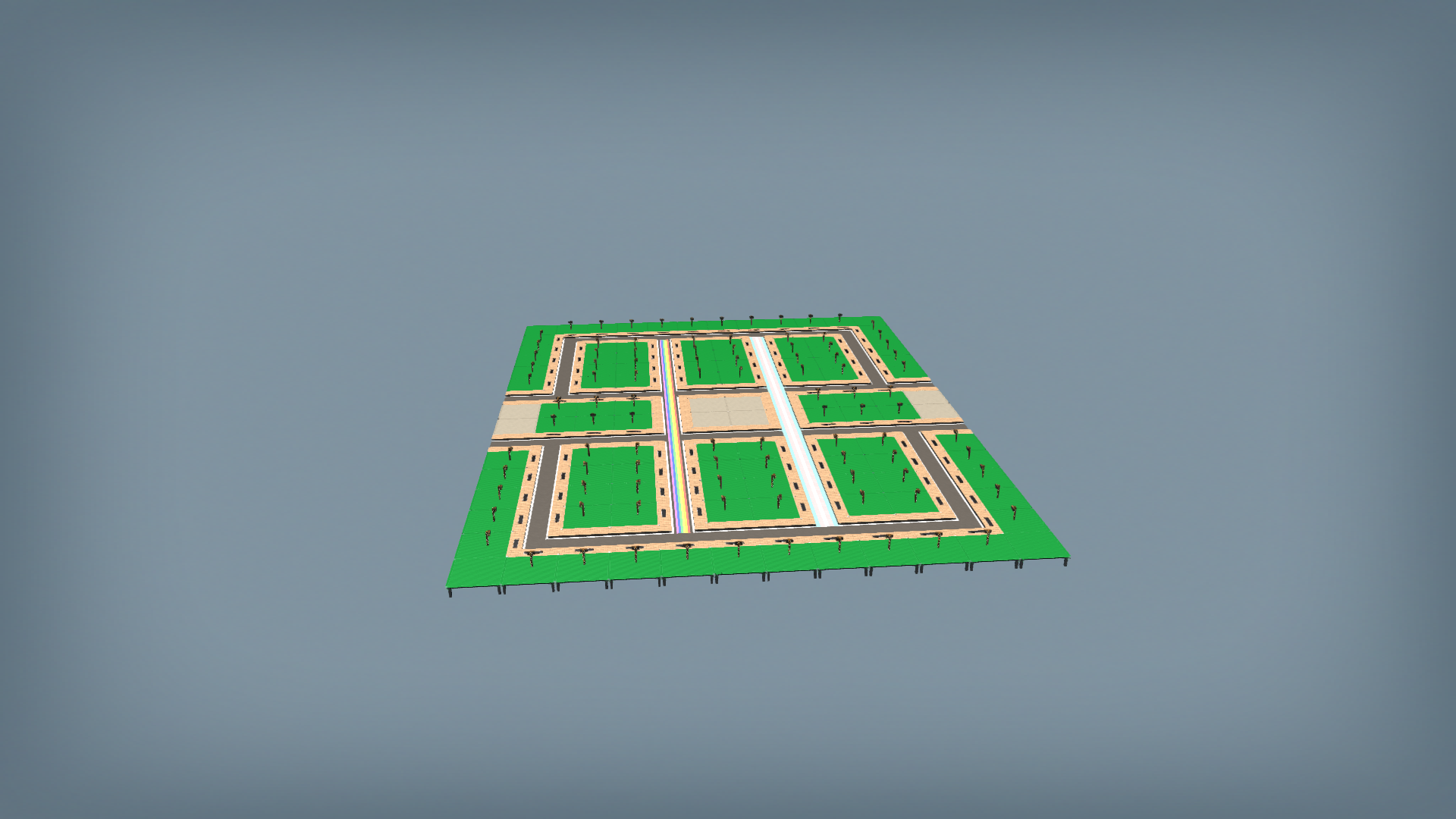 100 Player City Empty