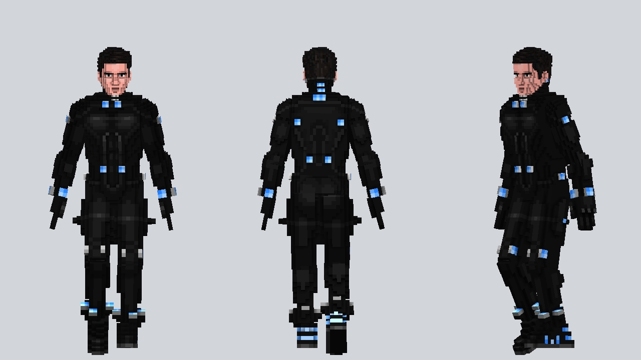 Gantz suit Blue