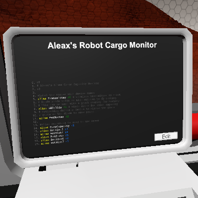 Aleax's Robot Cargo Monitor