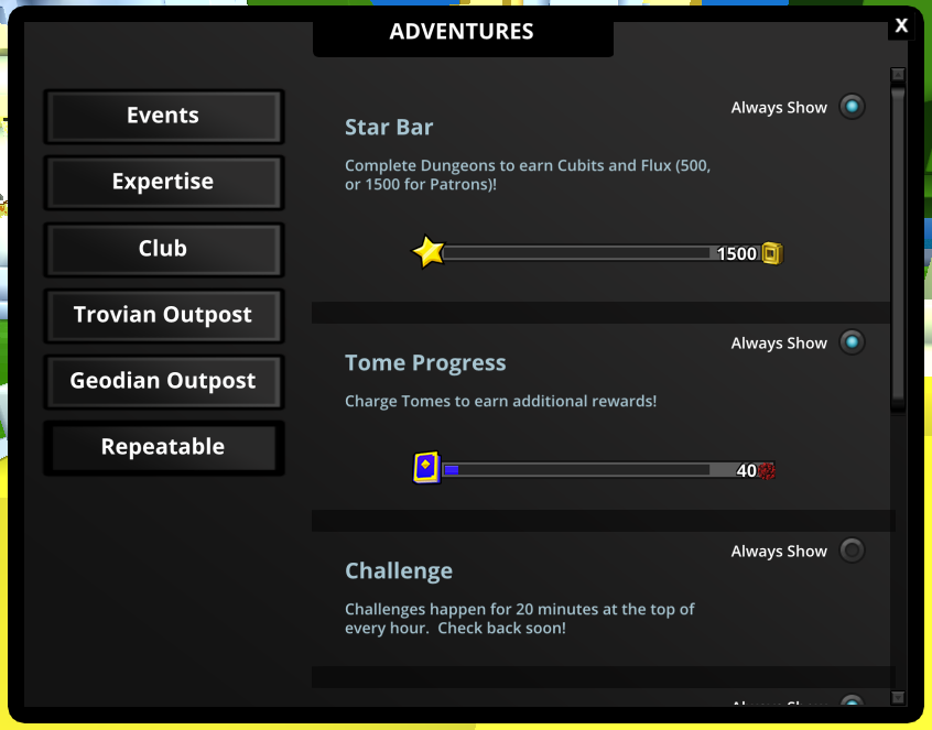 - Obscure UI - Activity Tracker