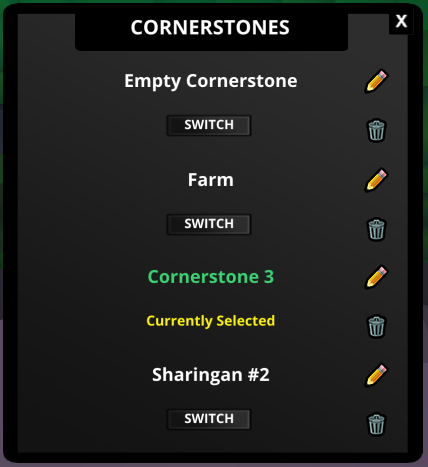- Obscure UI - Cornerstone
