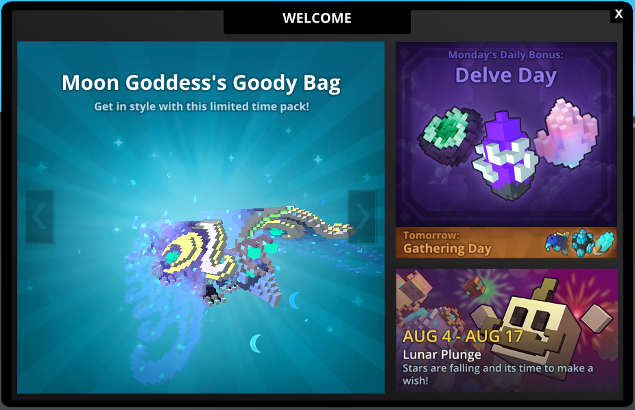 - Obscure UI - Welcome Screen