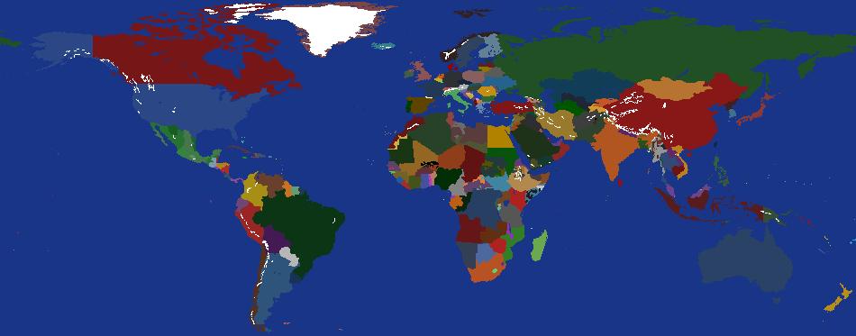 World Map 2025 Reworked CN（世界局势 2025）