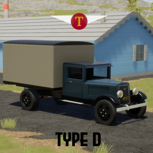 Troubadour type d box truck 1933
