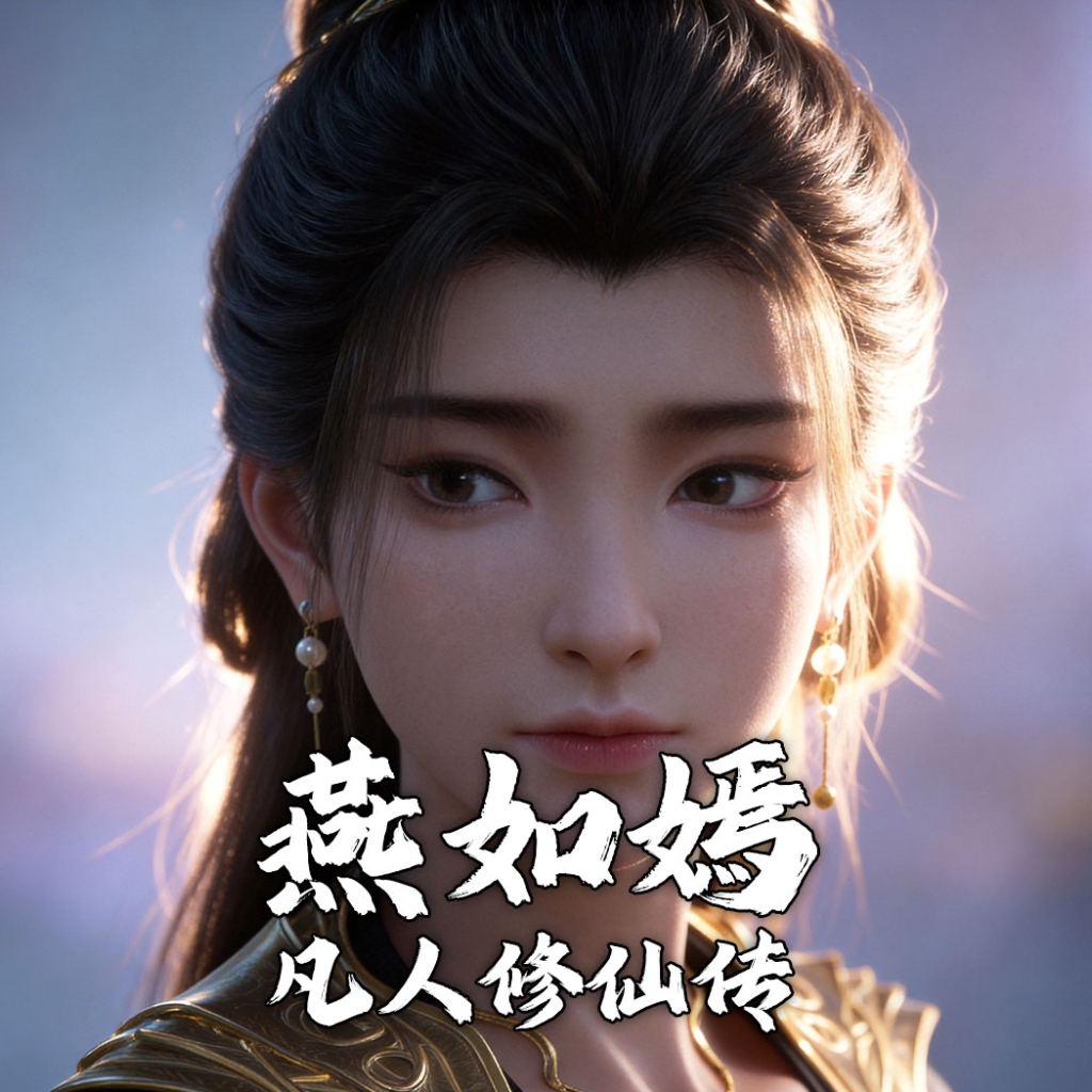 燕如嫣横版循环动态壁纸-落雨无声-凡人修仙传 preview