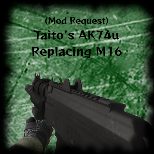 Taito's AK74u Replacing M16