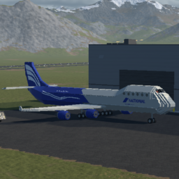 Softbody AIR LINER Boeing 747-400F National Air