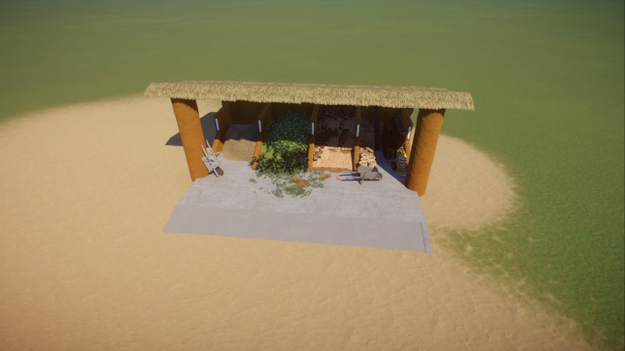 Futterlager / Warehouse for feed (Deko)