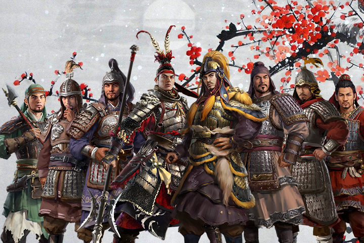 原版武将脸部立绘美化（吕布无胡须）