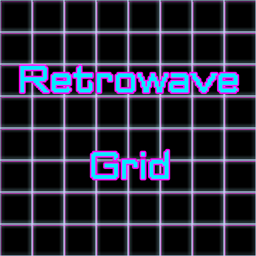 Retrowave Grid Texture [Reskin]