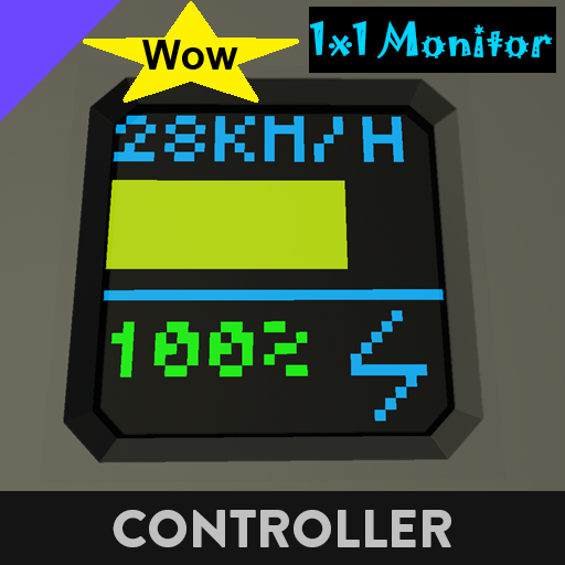 1x1 Info Screen - Speed & Battery