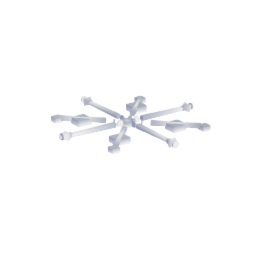 Laying snowflake2