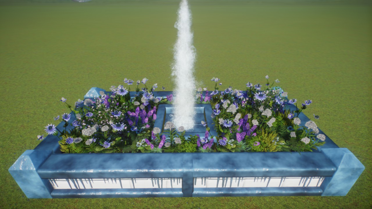 Arctic Ice Fountain Planter