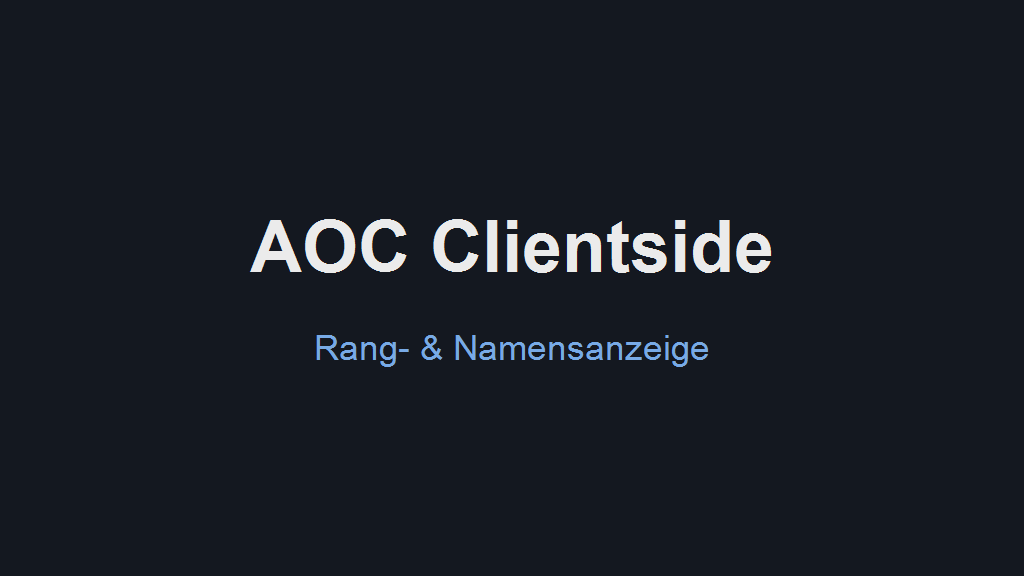 AOC Clientside