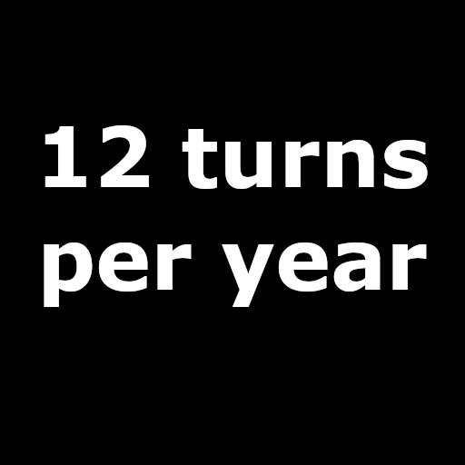 12 turns per year