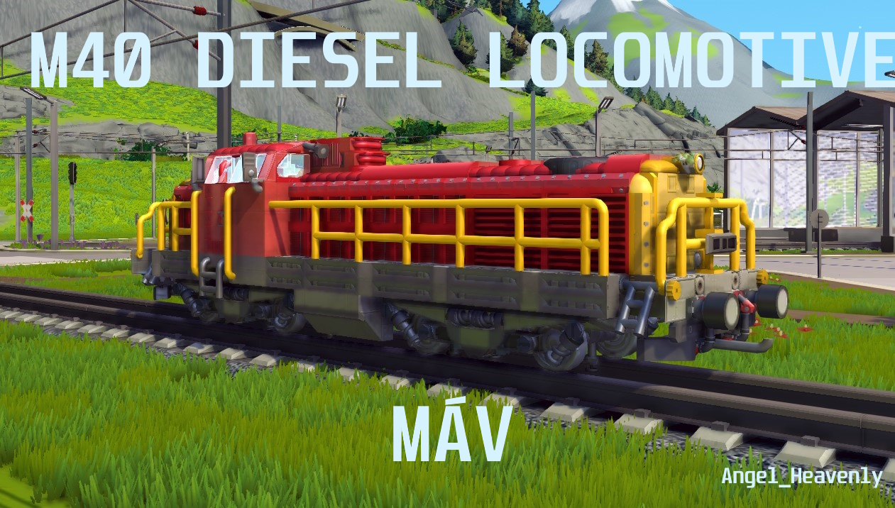 MÁV M40 SERIES DIESEL LOCOMOTIVE | NO MODS | 5u