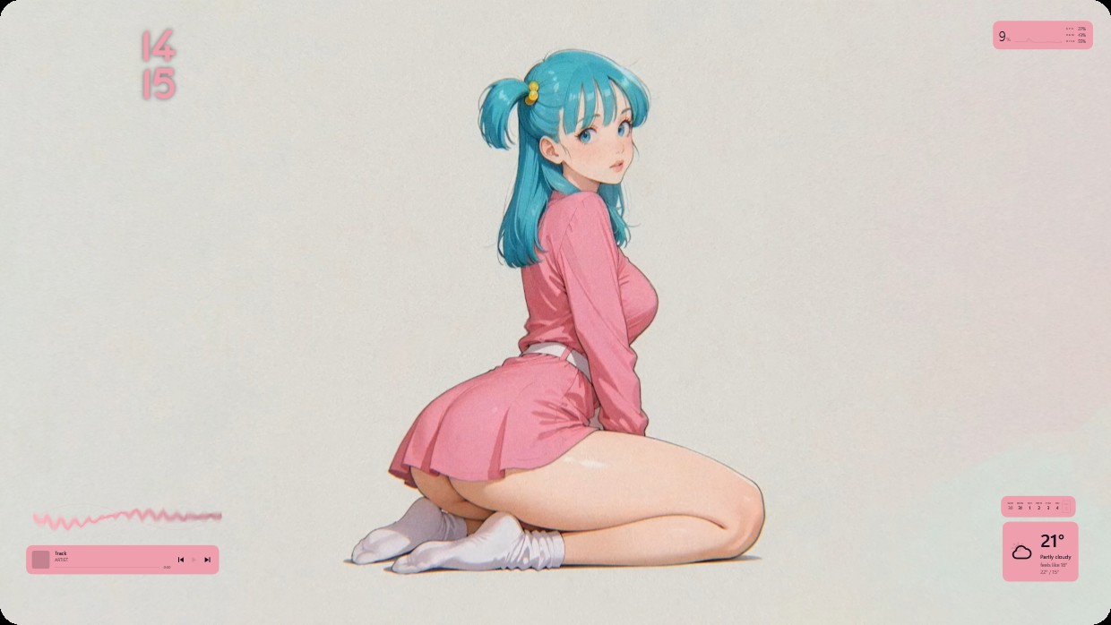 Pink Anime Girl