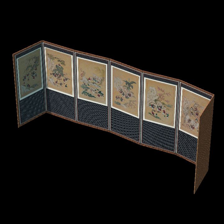 Gyeongbokgung folding screen B