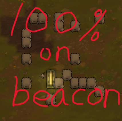 Center Drop 100% On Trade Beacon mod preview for RimWorld
