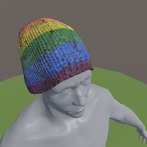 Rainbow Beenie