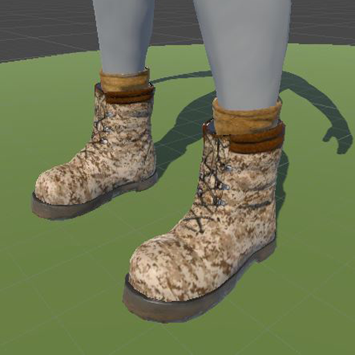 Military Dust Camo Boots