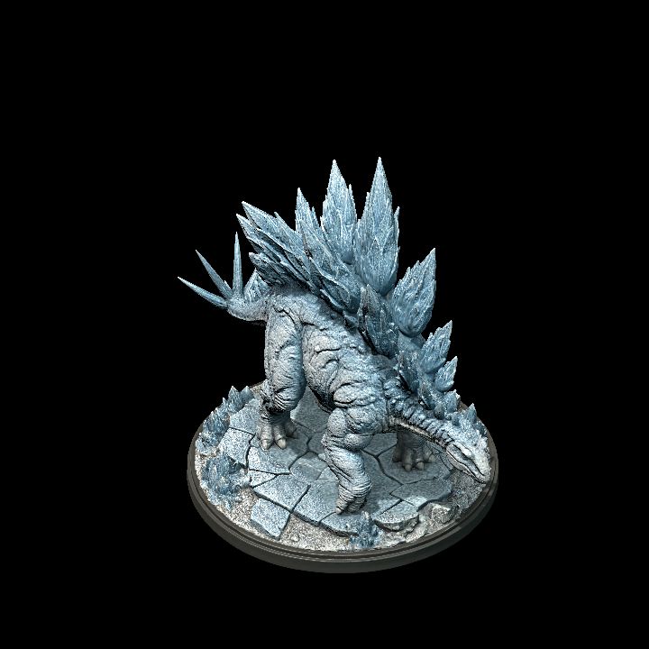 Ice Stegosaurus
