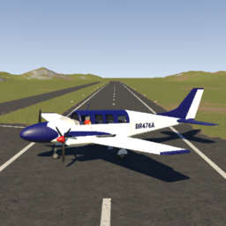 Twin Engine Plane by Uncle T