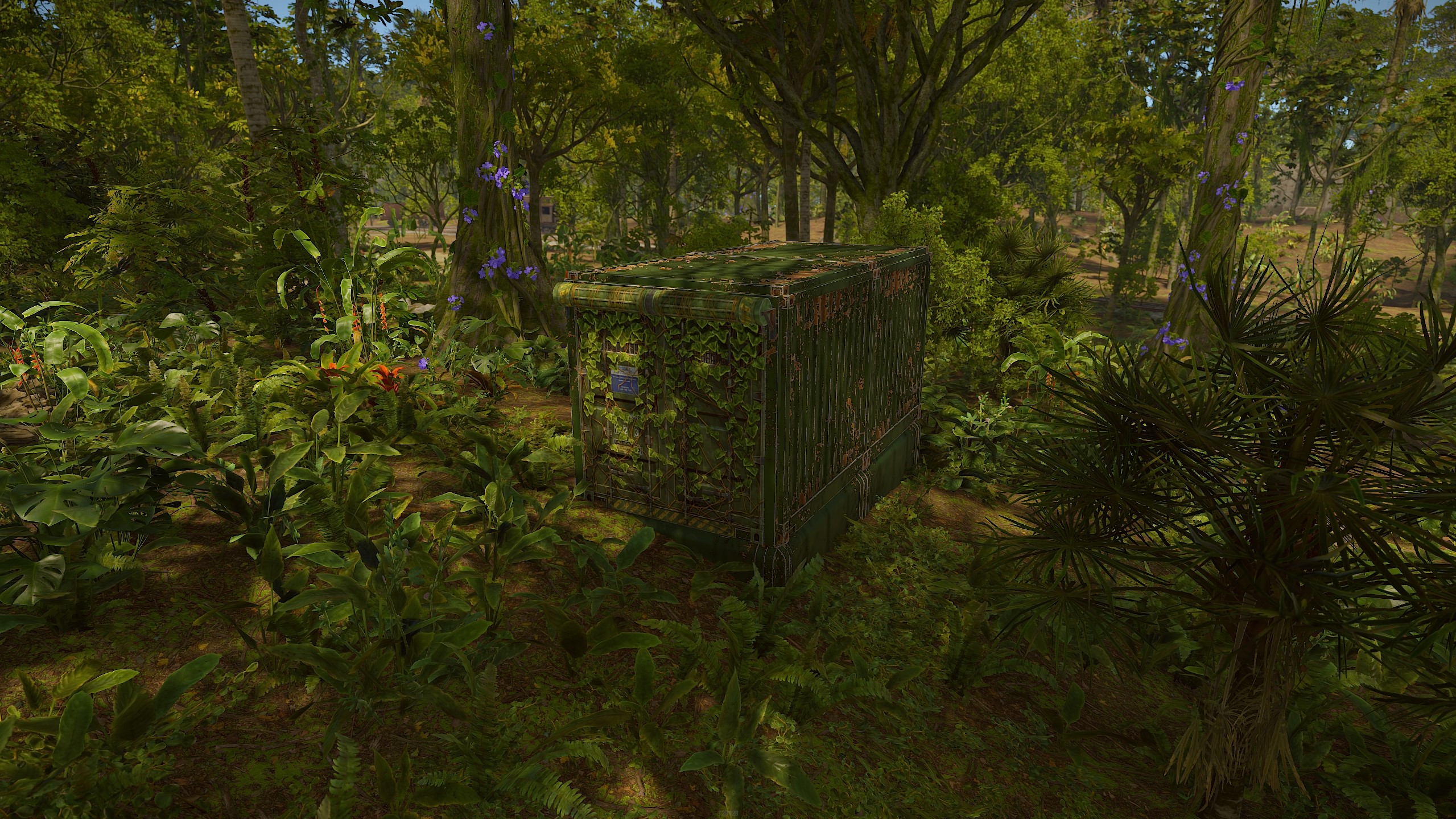 Cobalt Jungle Container Garage Door thumbnail 6