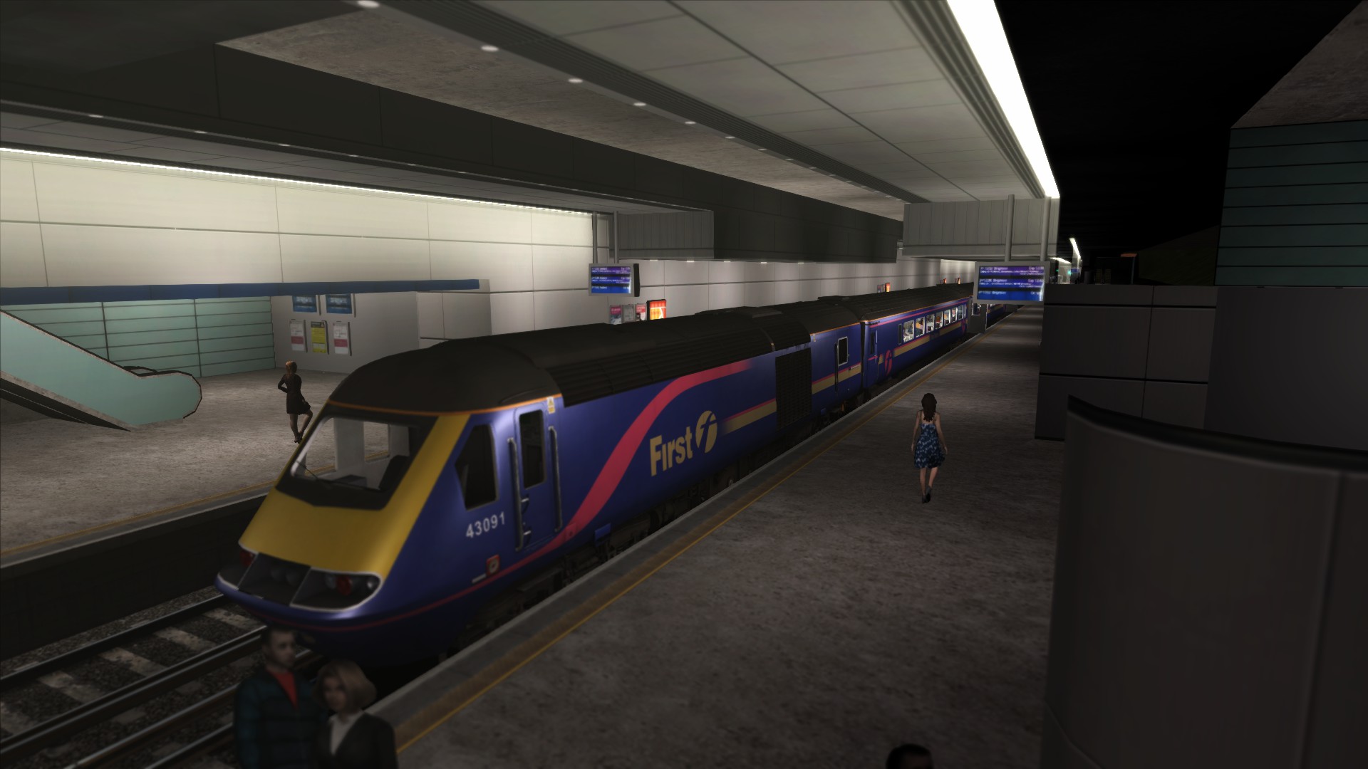 Class 43091 First Corporate HST Passenger City Thameslink to Dover Priory ( Revised )
