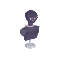 Glasses/Scarf - Head Mannequin